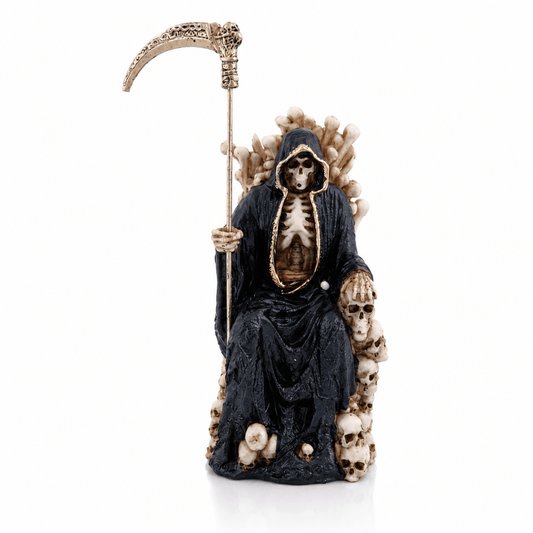 La Santa Muerte en su trono - Mystical Tienda
