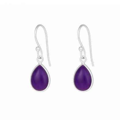 Pendientes 'Aurora' Amatista S925 - Mystical Tienda