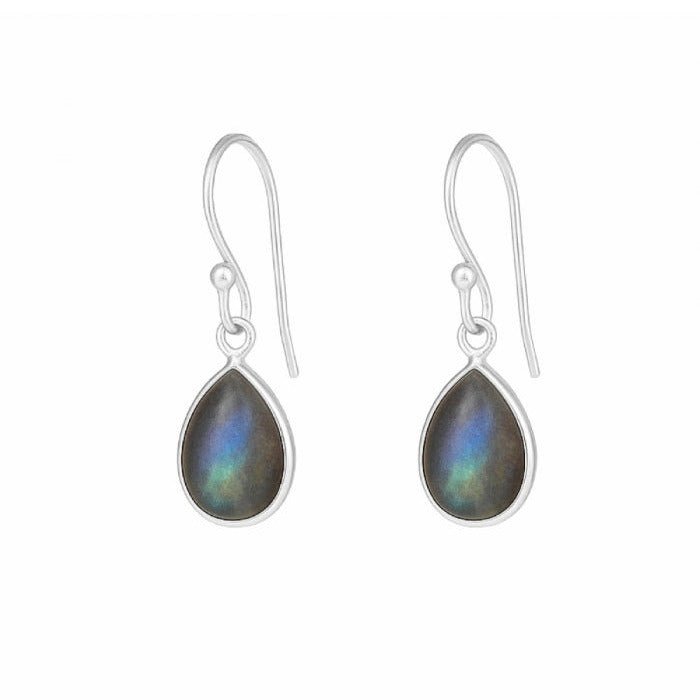 Pendientes 'Aurora' Labradorita - Plata de Ley 925 - Mystical Tienda