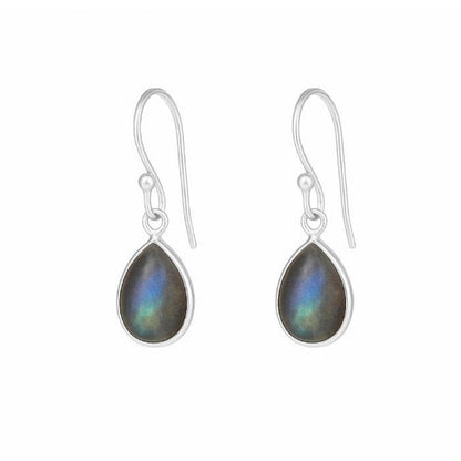Pendientes 'Aurora' Labradorita - Plata de Ley 925 - Mystical Tienda