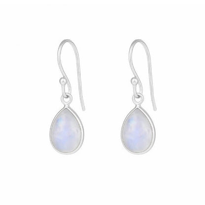 Pendientes 'Aurora' Piedra de Luna S925 - Mystical Tienda