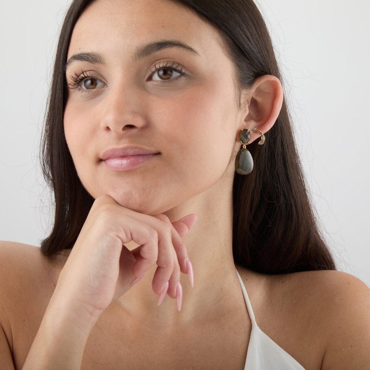 Pendientes 'Eleanor' - Bronce & Baño de Oro 18K - Mystical Tienda