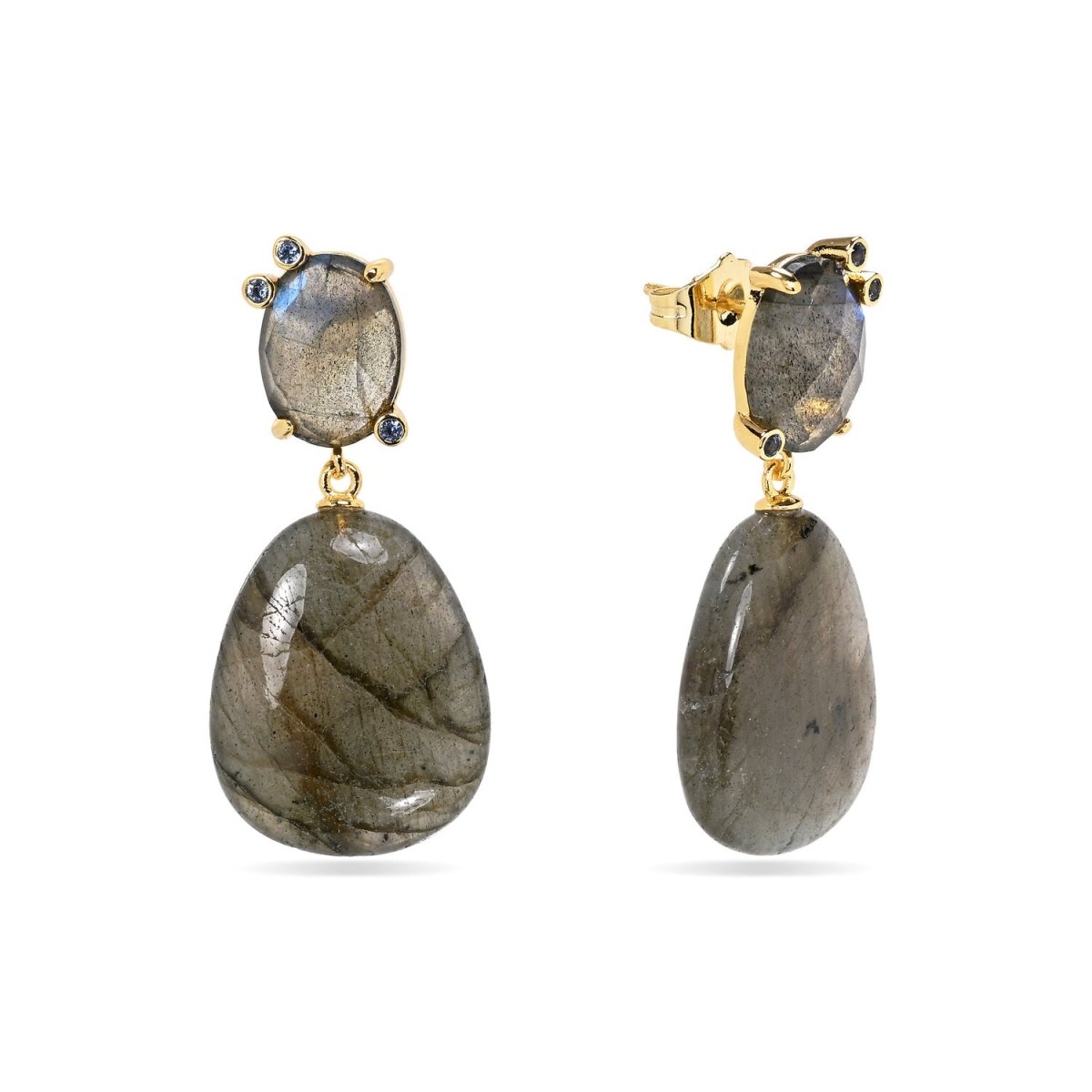 Pendientes 'Eleanor' - Bronce & Baño de Oro 18K - Mystical Tienda