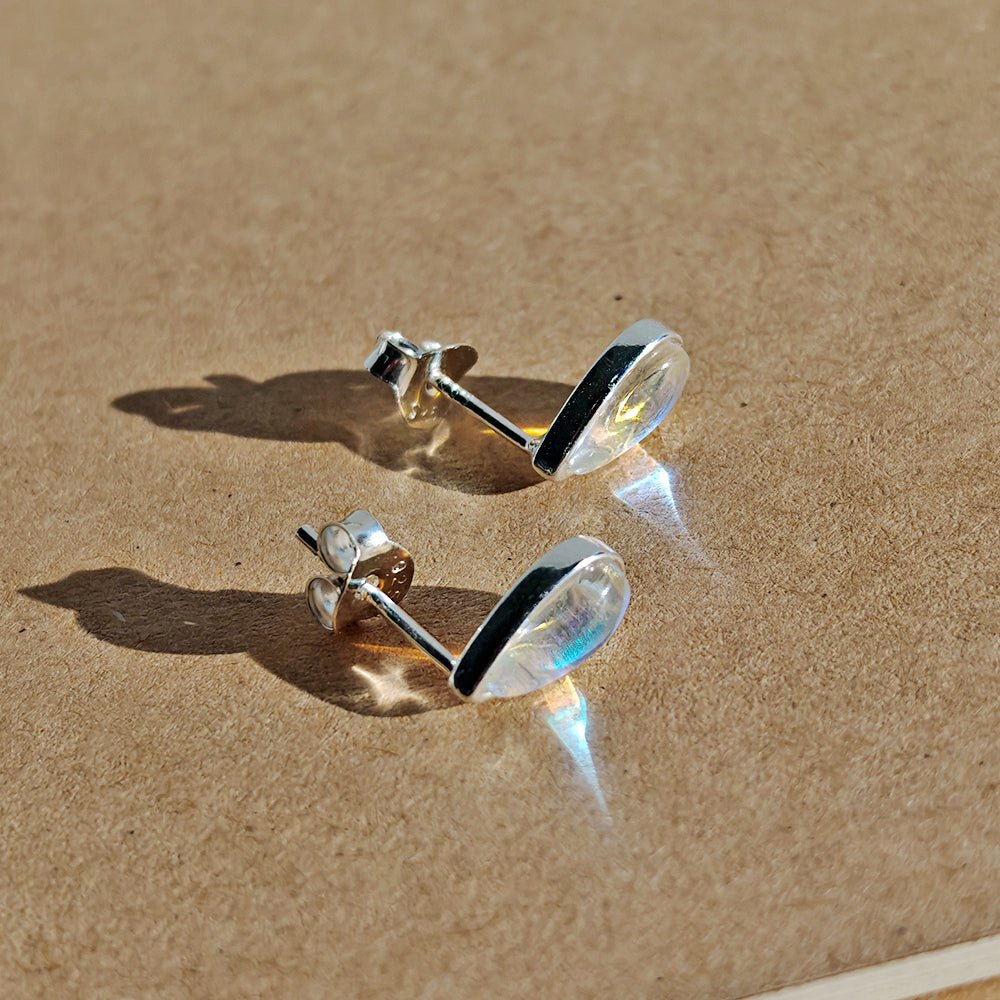 Pendientes Gota de Opalina - Plata de Ley 925 - Mystical Tienda