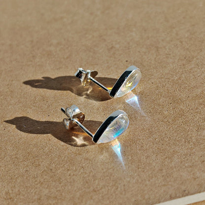 Pendientes Gota de Opalina - Plata de Ley 925 - Mystical Tienda