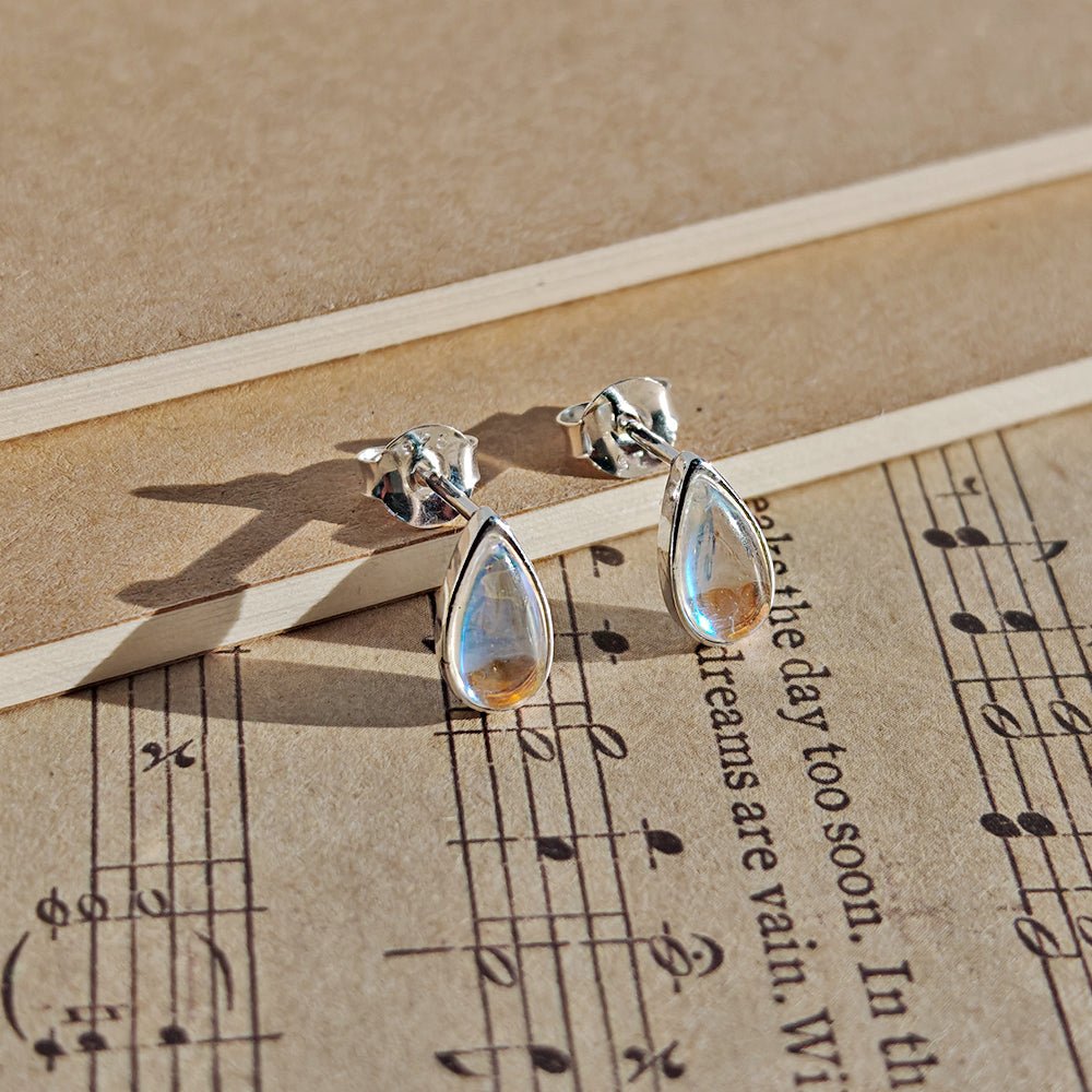 Pendientes Gota de Opalina - Plata de Ley 925 - Mystical Tienda