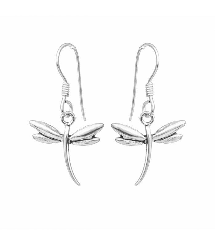 Pendientes Libélula Fly - Plata de Ley 925 - Mystical Tienda