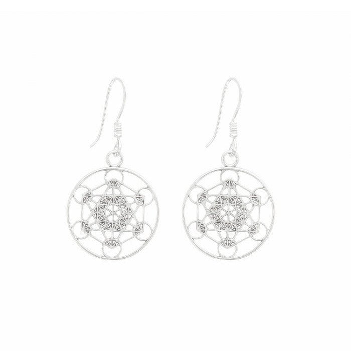 Pendientes Metatrón - Plata de Ley 925 - Mystical Tienda