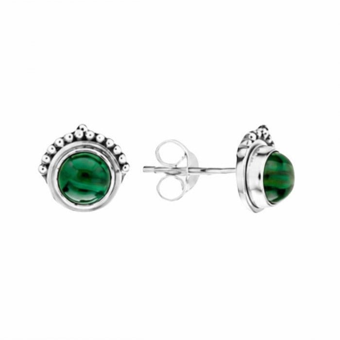 Pendientes 'Naree' Malaquita y Plata de Ley 925 - Mystical Tienda