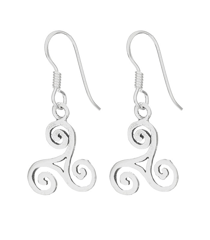 Pendientes Trisquel en Plata de Ley 925 - Mystical Tienda