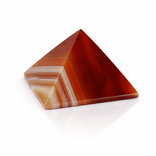 Pirámide de Ágata Naranja - Mystical Tienda