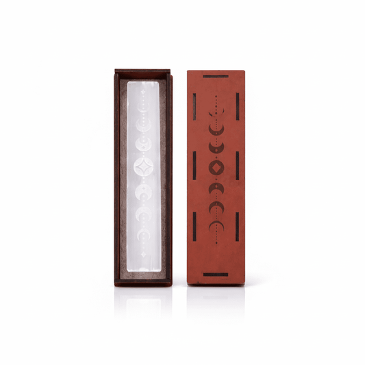 Placa de Carga Fases de la Luna + Caja de Madera - Mystical Tienda