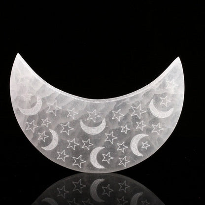 Altar de Selenita en forma de Luna