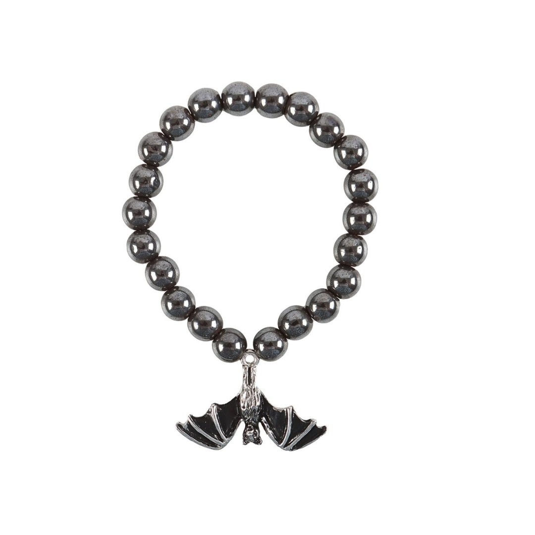 Pulsera Amuleto 'Bat' de Hematite - Mystical Tienda