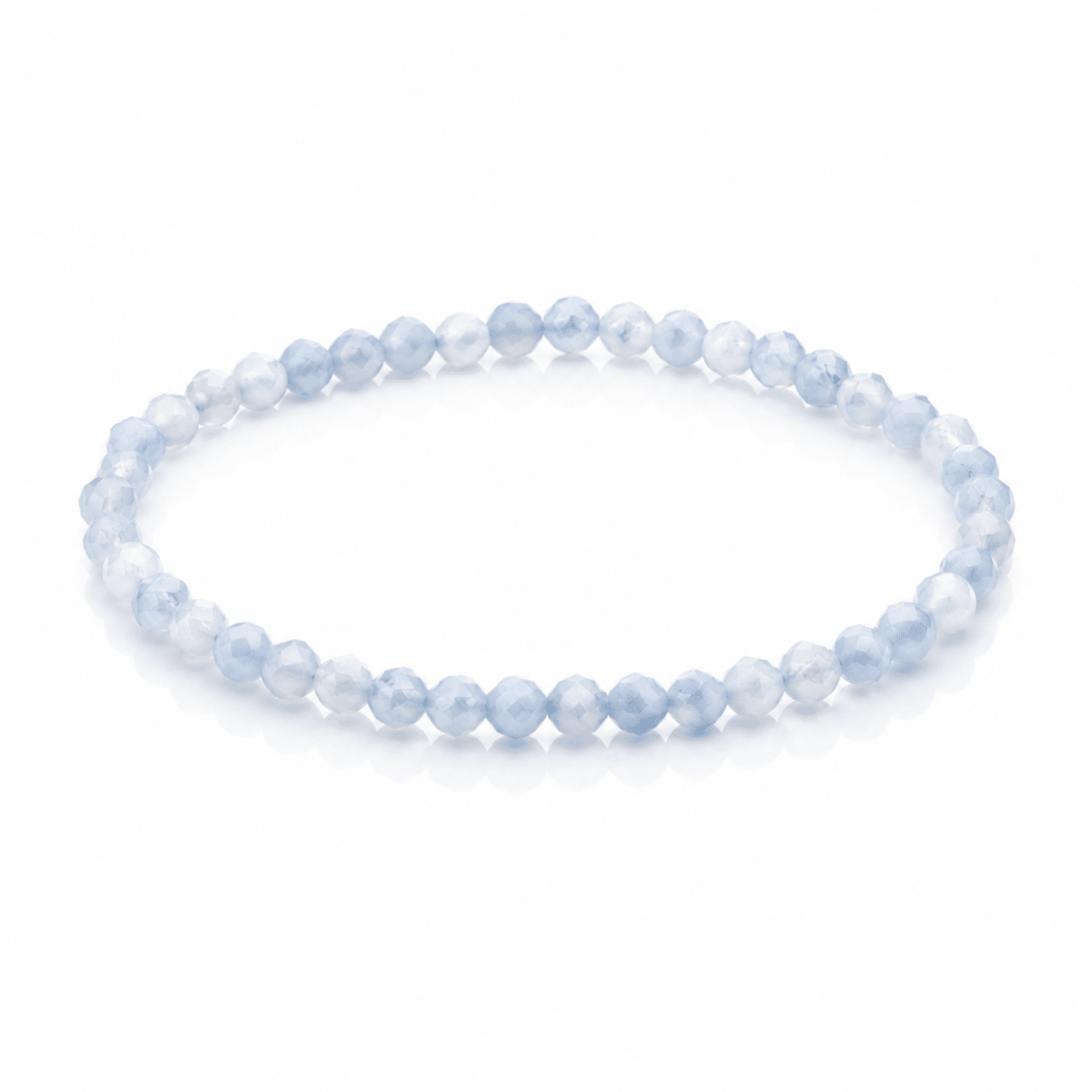 Pulsera de Aguamarina Bola Facetada - Mystical Tienda