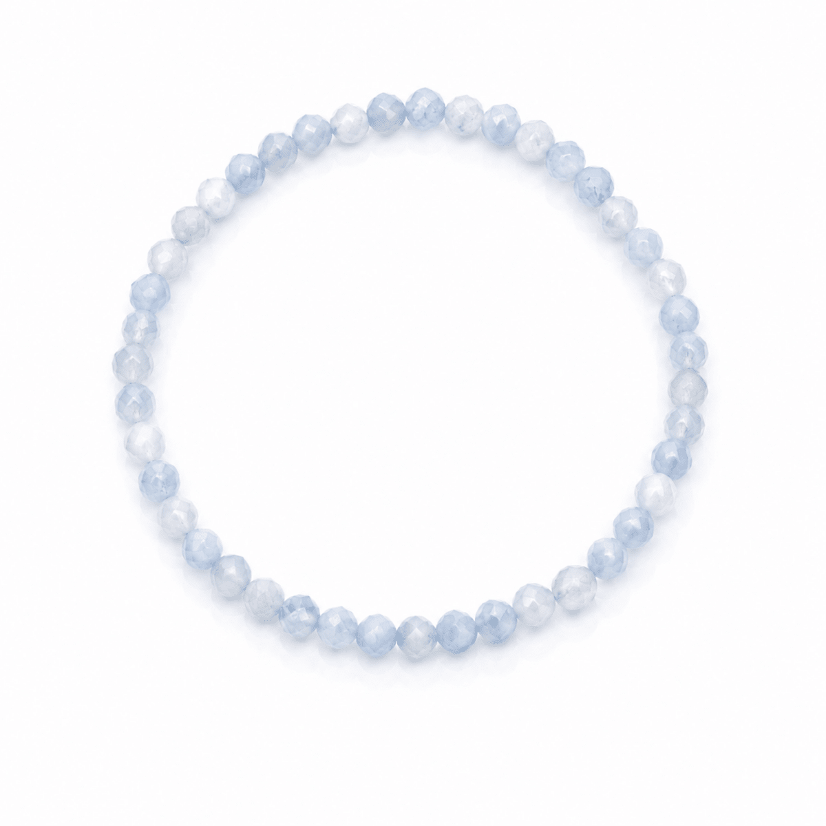 Pulsera de Aguamarina Bola Facetada - Mystical Tienda