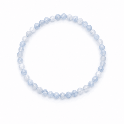 Pulsera de Aguamarina Bola Facetada - Mystical Tienda