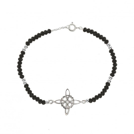 Pulsera de Circonita con Nudo de bruja S925 - Mystical Tienda