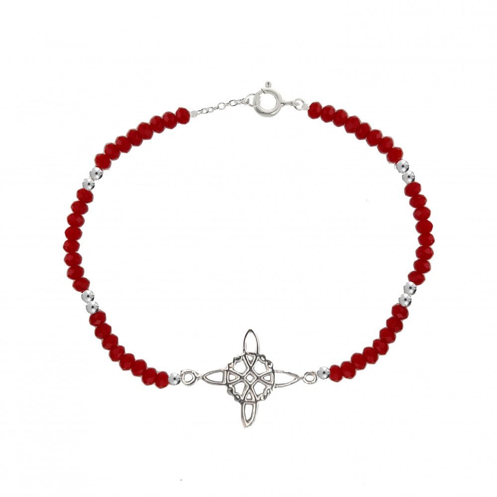 Pulsera de Circonita con Nudo de bruja S925 - Mystical Tienda