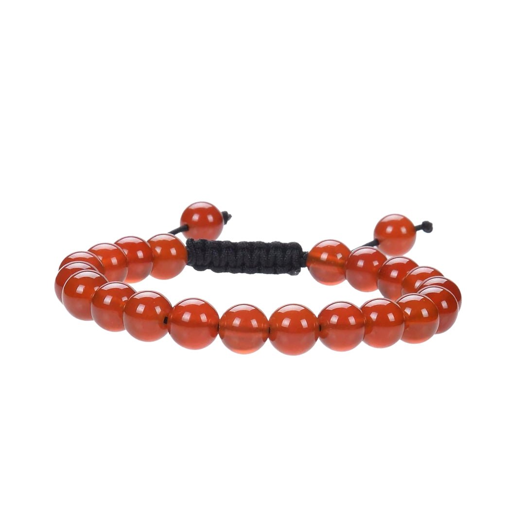 Pulsera de Cornalina con Nudo Corredizo - Mystical Tienda