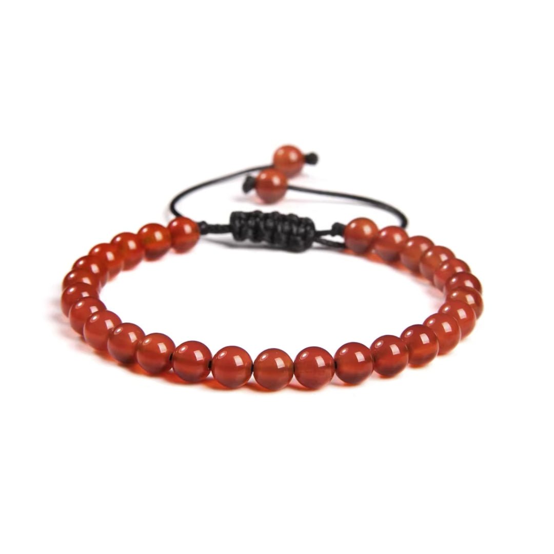 Pulsera de Cornalina con Nudo Corredizo - Mystical Tienda