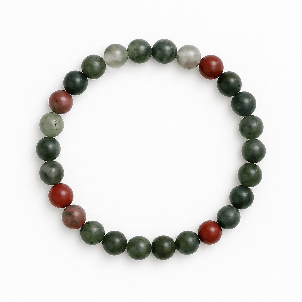 Pulsera de Heliotropo - Bola Lisa - Mystical Tienda
