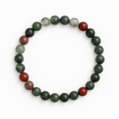 Pulsera de Heliotropo - Bola Lisa - Mystical Tienda