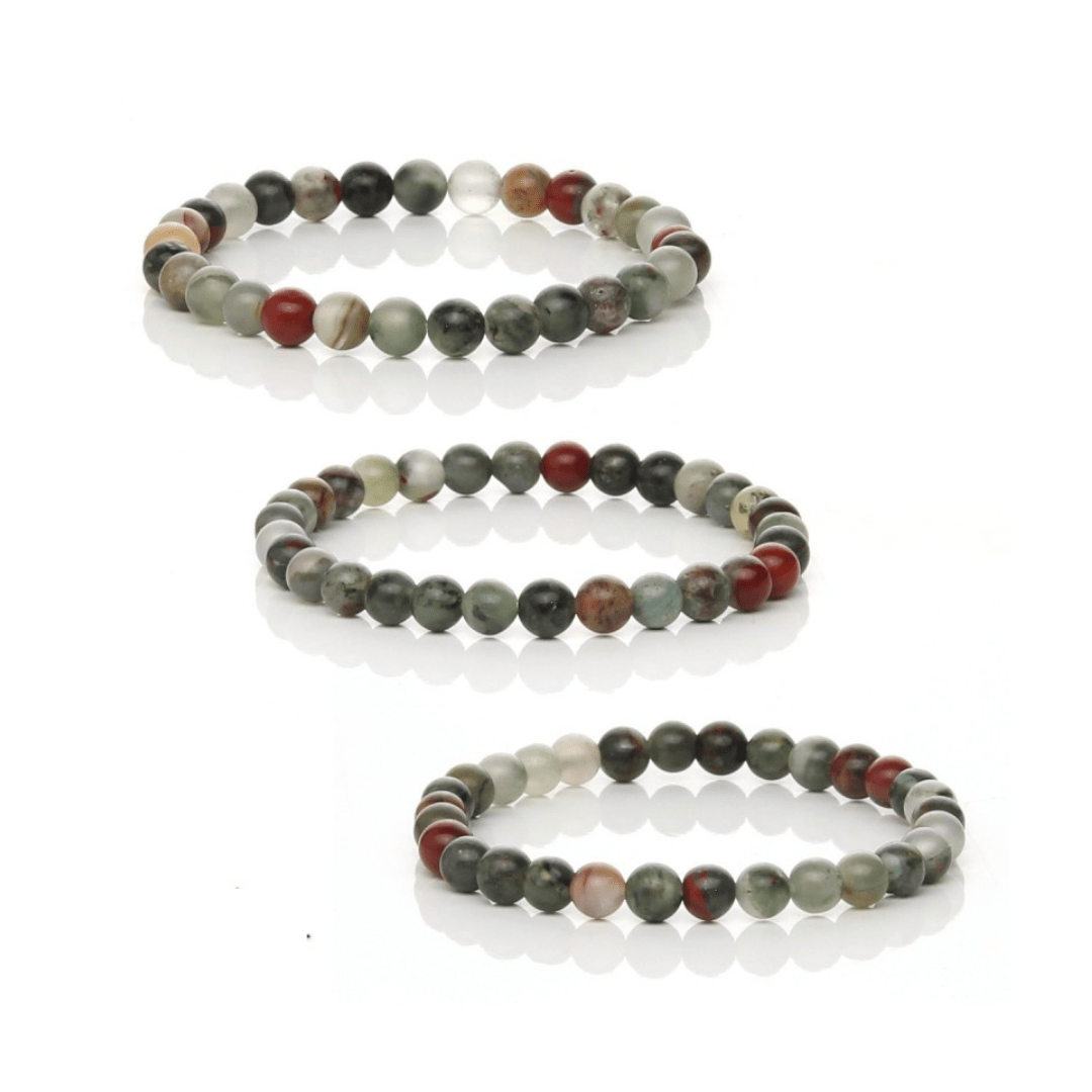 Pulsera de Heliotropo - Bola Lisa - Mystical Tienda