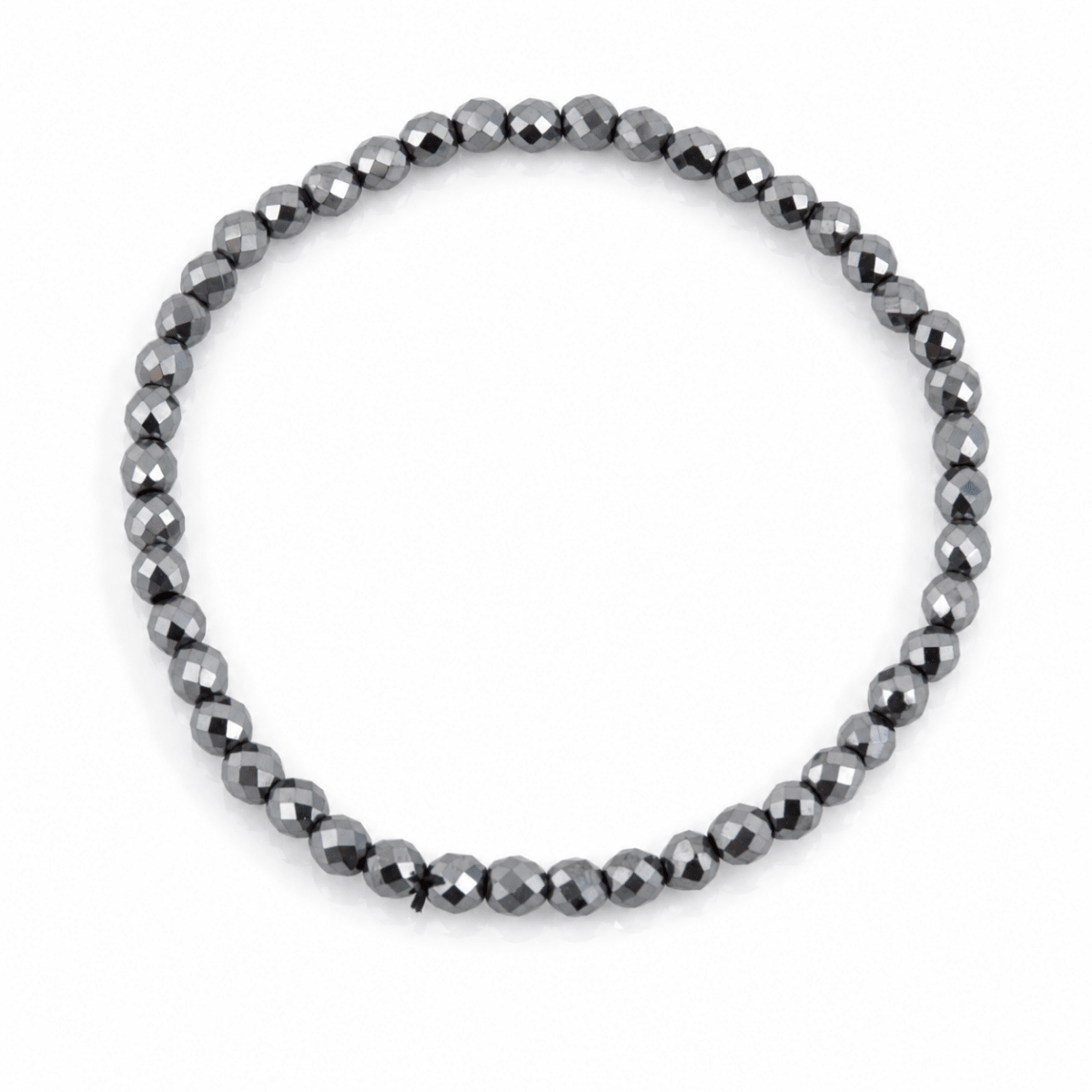 Pulsera de Hematite Bola Facetada - Mystical Tienda