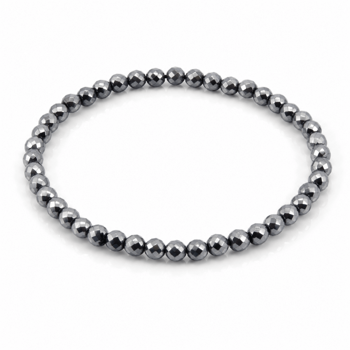 Pulsera de Hematite Bola Facetada - Mystical Tienda