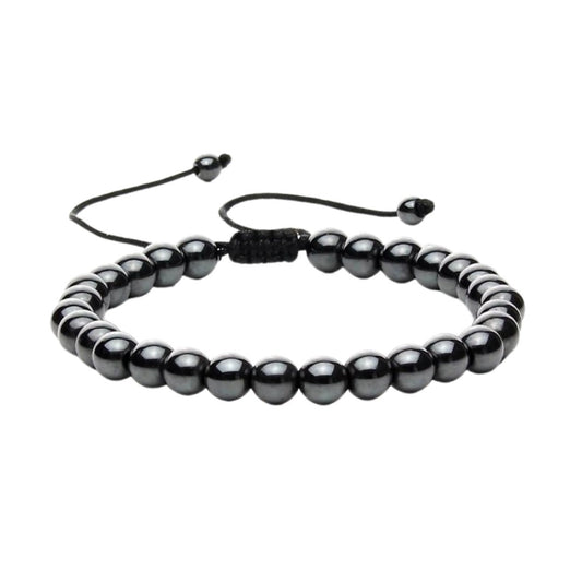 Pulsera de Hematite con Nudo Corredizo - Mystical Tienda