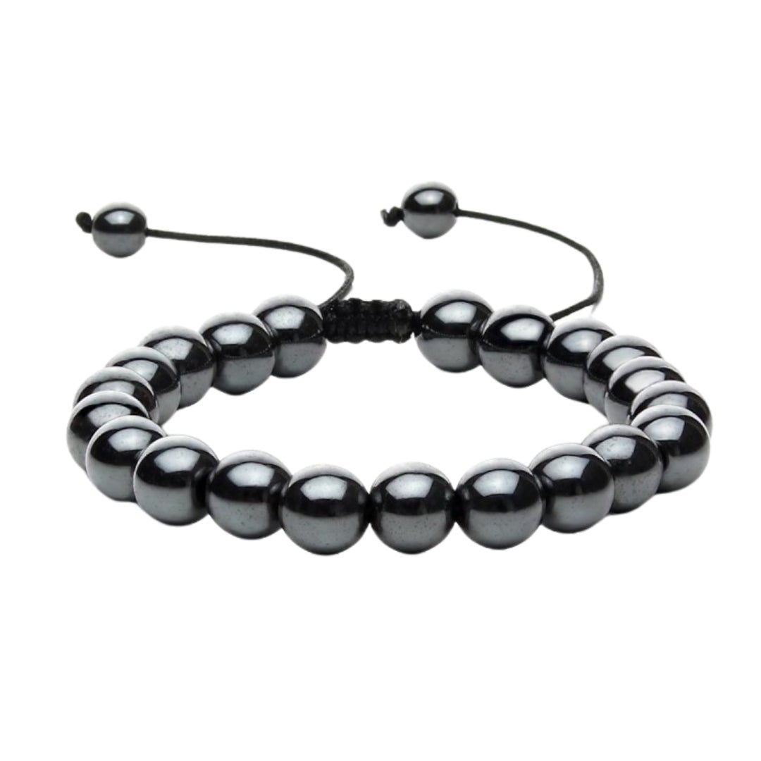 Pulsera de Hematite con Nudo Corredizo - Mystical Tienda