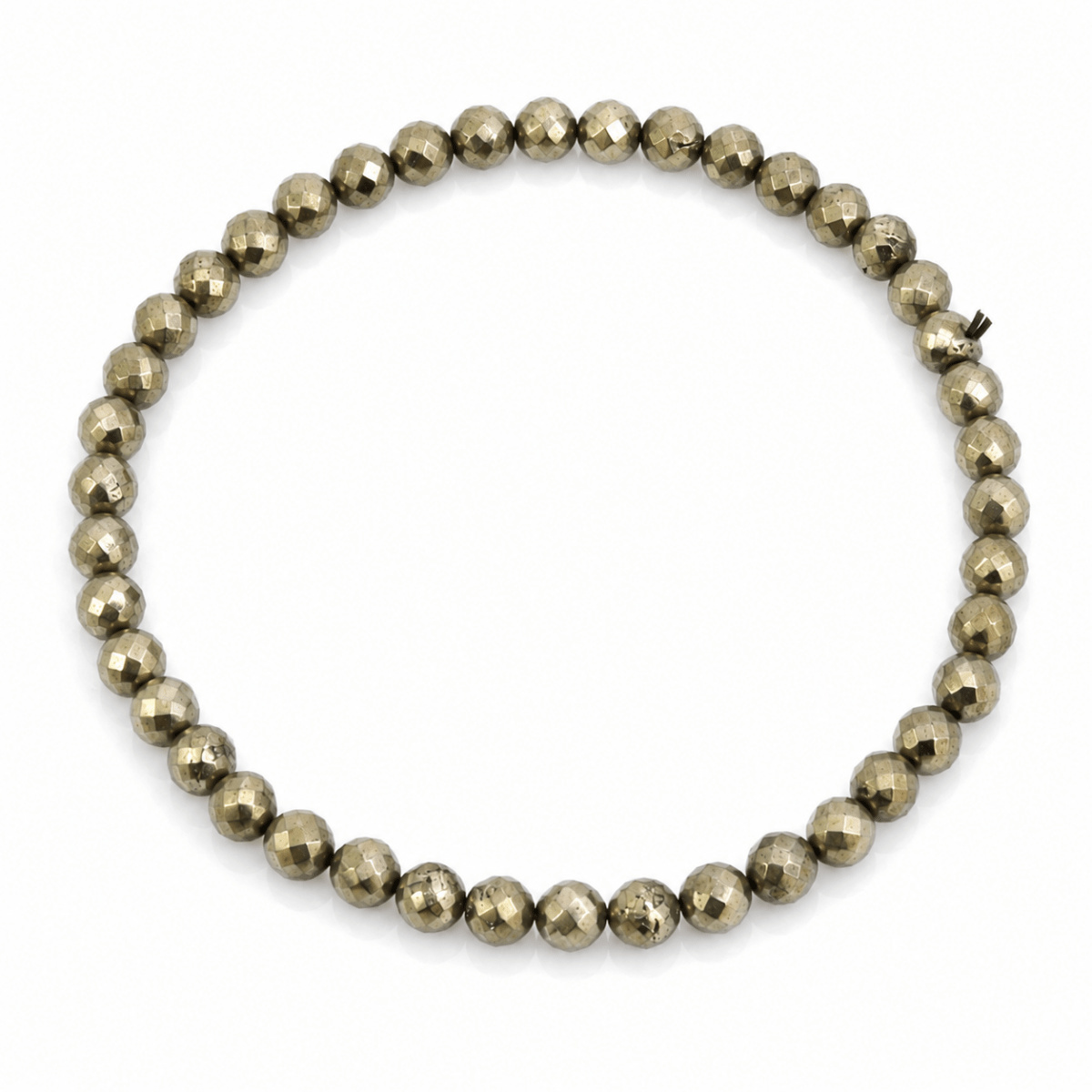 Pulsera de la Abundancia - Pirita Bola Facetada - Mystical Tienda