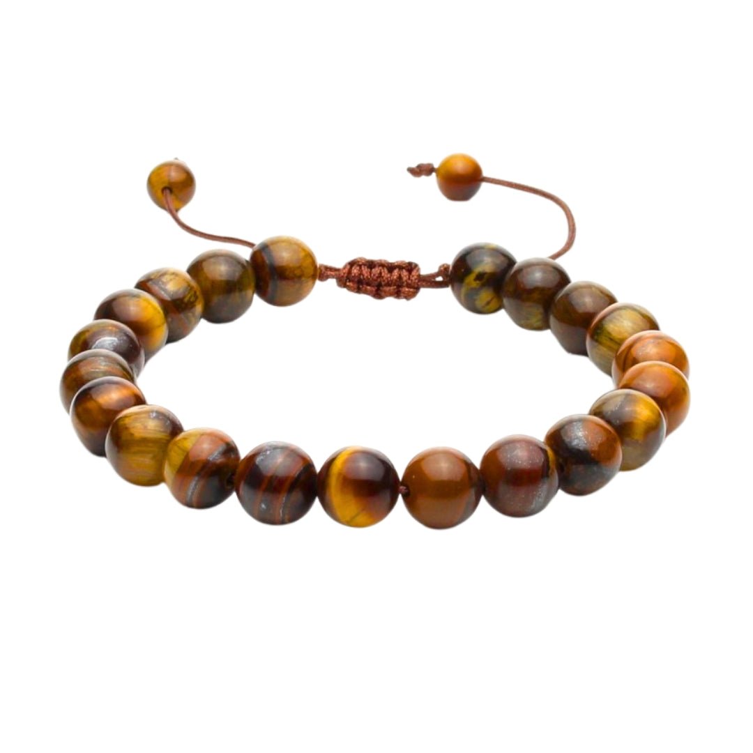 Pulsera de Ojo de Tigre con Nudo Corredizo - Mystical Tienda