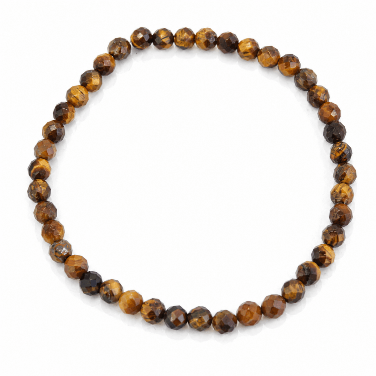 Pulsera de Ojo de Tigre Facetada - Mystical Tienda