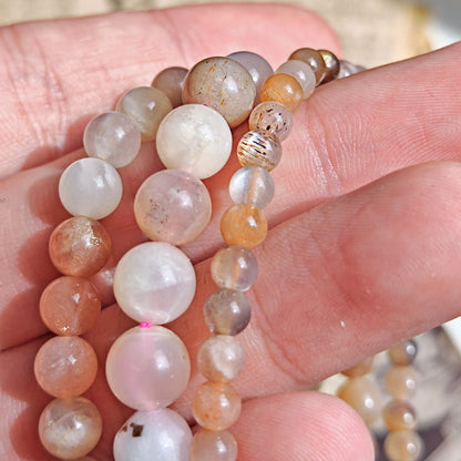 Pulsera de Piedra de Luna Multicolor - Mystical Tienda