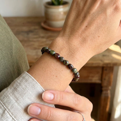Pulsera Rodados de Piedra de dragón - Mystical Tienda