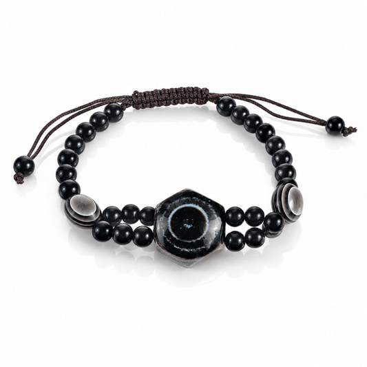 Pulsera Tibetana con Ojo de Ágata - Mystical Tienda