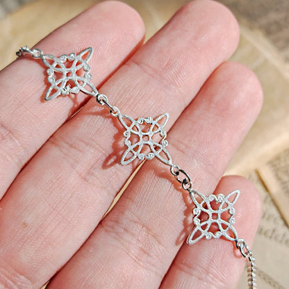 Pulsera Triple Nudo de Bruja en Plata de Ley 925 - Mystical Tienda