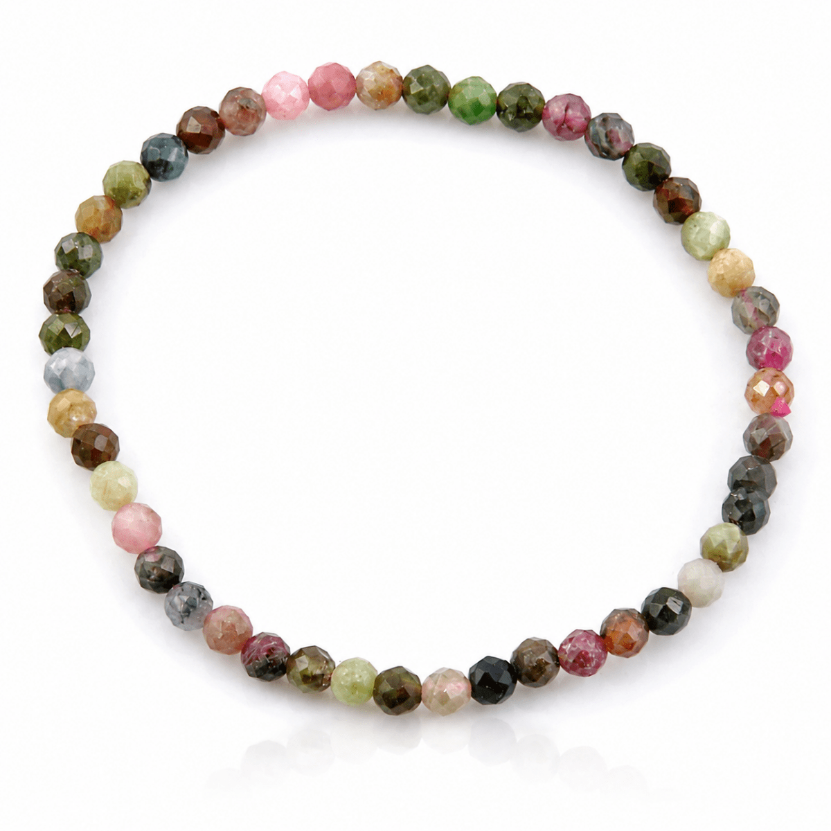 Pulsera Turmalina Multicolor - Facetada - Mystical Tienda