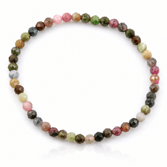 Pulsera Turmalina Multicolor - Facetada - Mystical Tienda