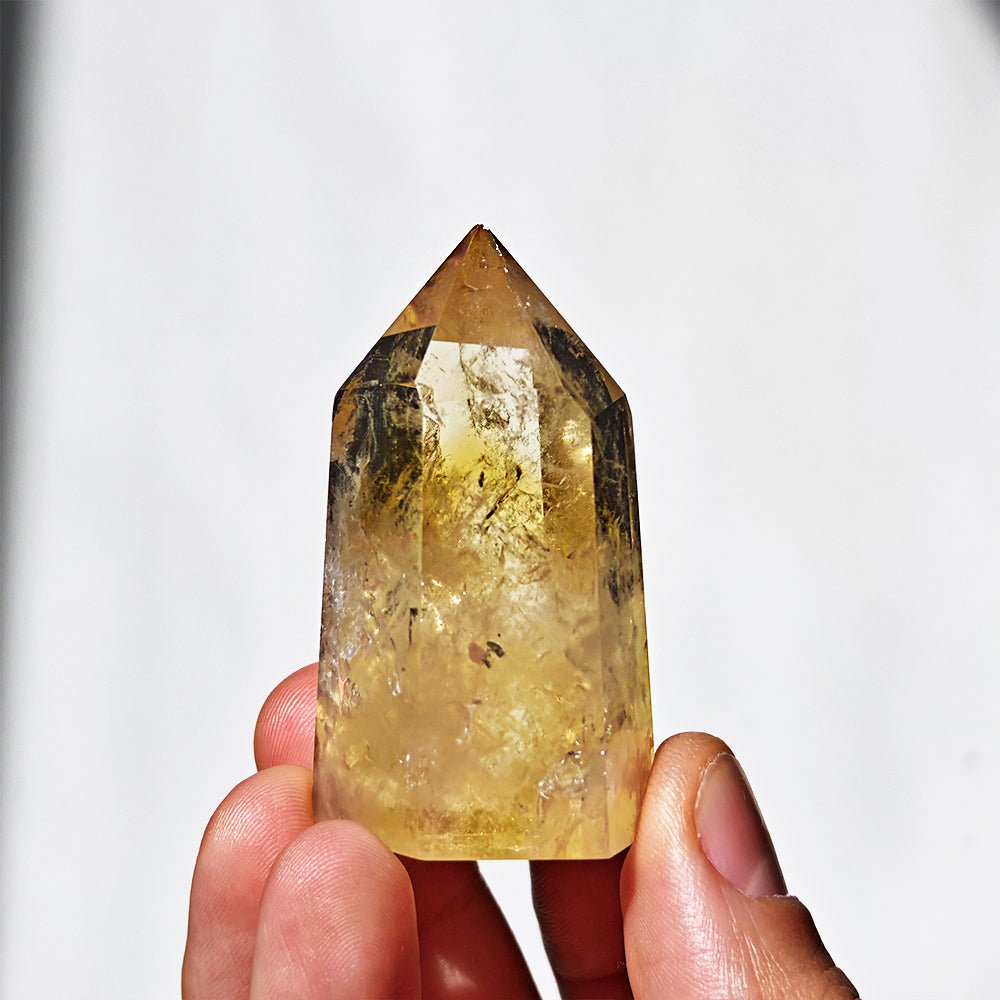 Punta de Cuarzo limón - Edición imperfecta 01 - Mystical Tienda