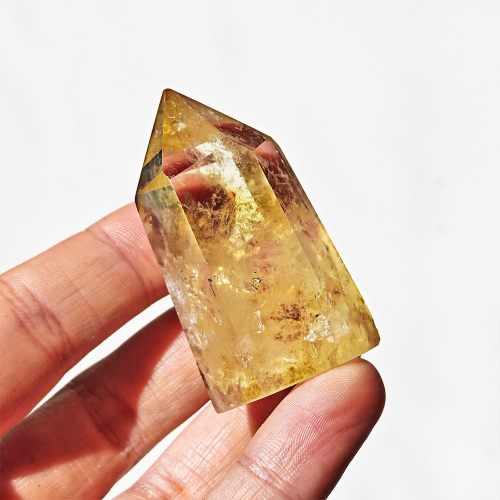 Punta de Cuarzo limón - Edición imperfecta 01 - Mystical Tienda