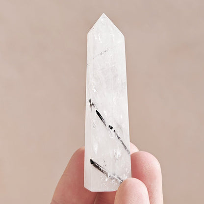 Punta de Cuarzo Turmalinado - Mystical Tienda