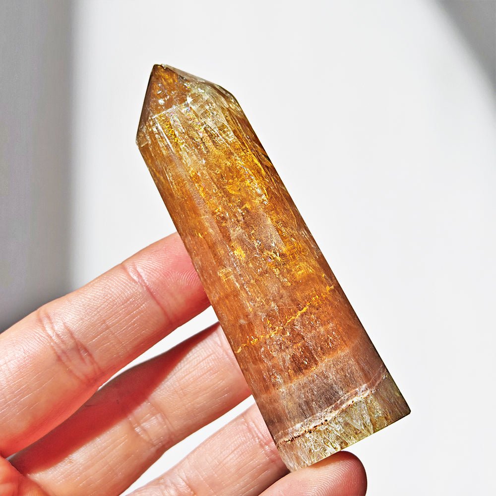 Punta de Fluorita Amarilla - Edición imperfecta - Mystical Tienda