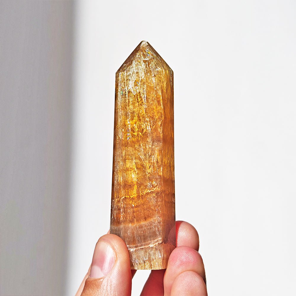 Punta de Fluorita Amarilla - Edición imperfecta - Mystical Tienda