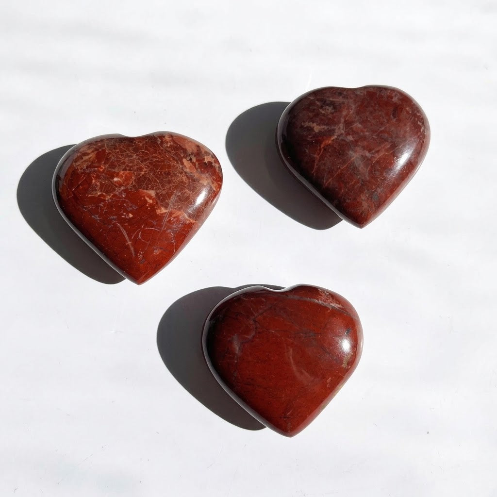 Corazón de Jaspe Rojo - Mystical Tienda