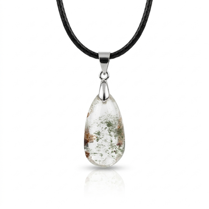 Colgante de Cuarzo Chamánico - Baño de Plata