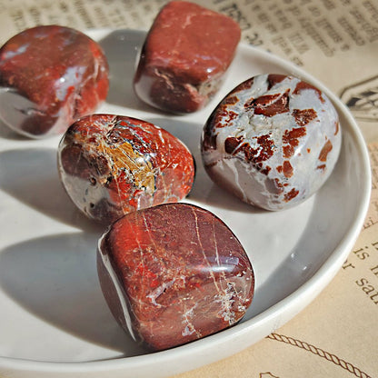 Rodado Grande de Jaspe Sardo - Edición Imperfecta - Mystical Tienda