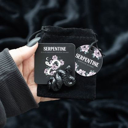 Serpiente de Obsidiana Negra - Mystical Tienda